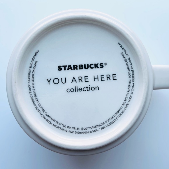 NEW YORK NIB STARBUCKS MUG YOU ARE HERE SERIES YAH COLLECTION 14 OZ COFFEE MUG - Picture 4 of 12